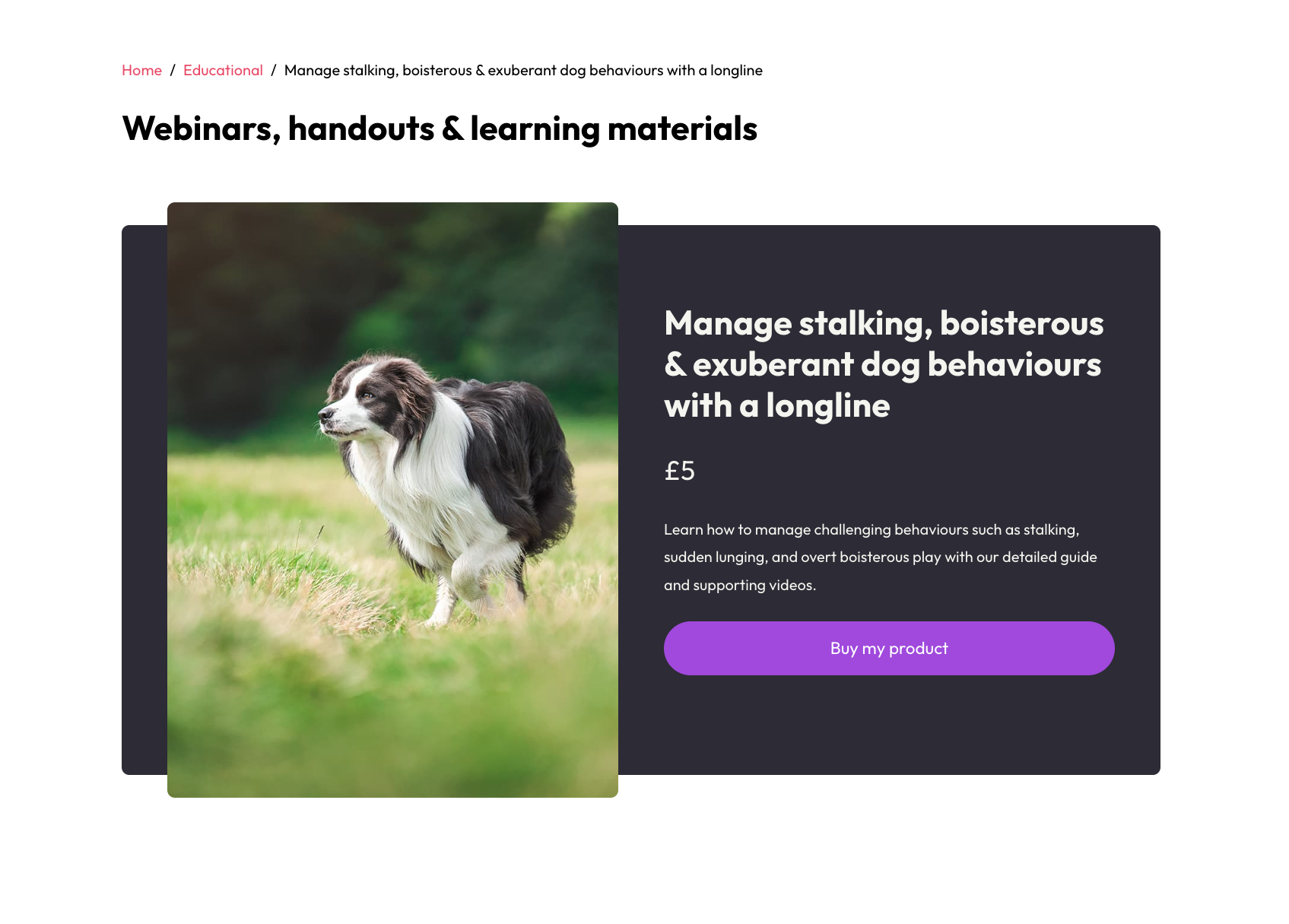 Mutty Product Screen