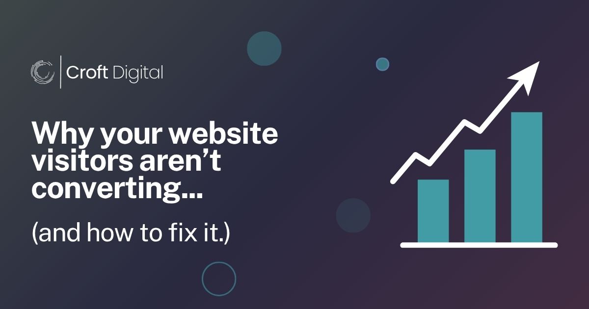 Website visitors not converting
